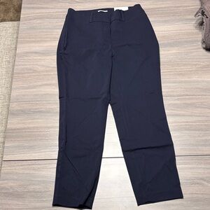 NWT Lane Bryant The Allie Ankle Dark Blue Dress Pants